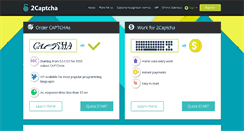 Desktop Screenshot of 2captcha.com