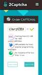 Mobile Screenshot of 2captcha.com