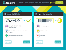 Tablet Screenshot of 2captcha.com